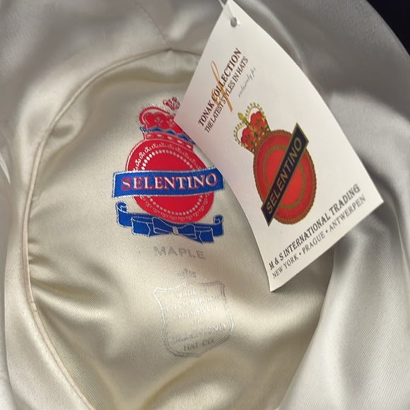 Genuine Velour hat by Selentino Maple size 7 3/8 (59) - Picture 3 of 10